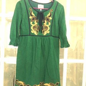 Boho Chic dress appliqued